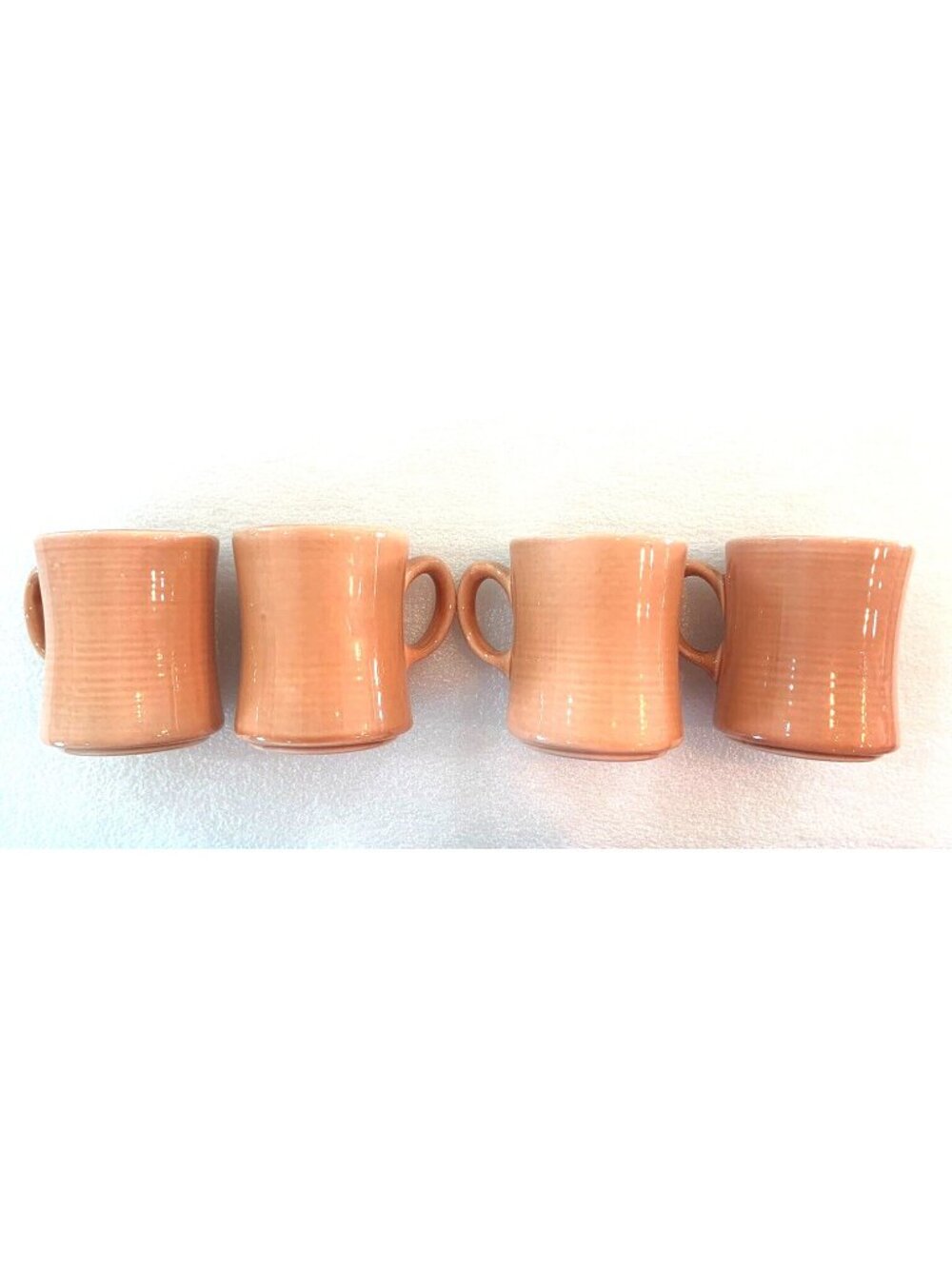 COLORSTAX By METLOX -Poppytrail - APRICOT CUPS (FOUR) MUGS